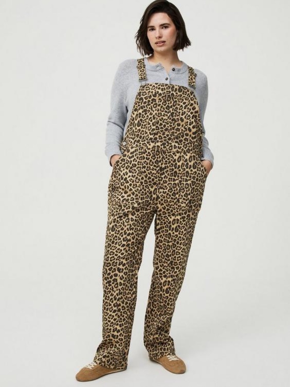 torrid Leopard Print Overalls Size 26 TALL
